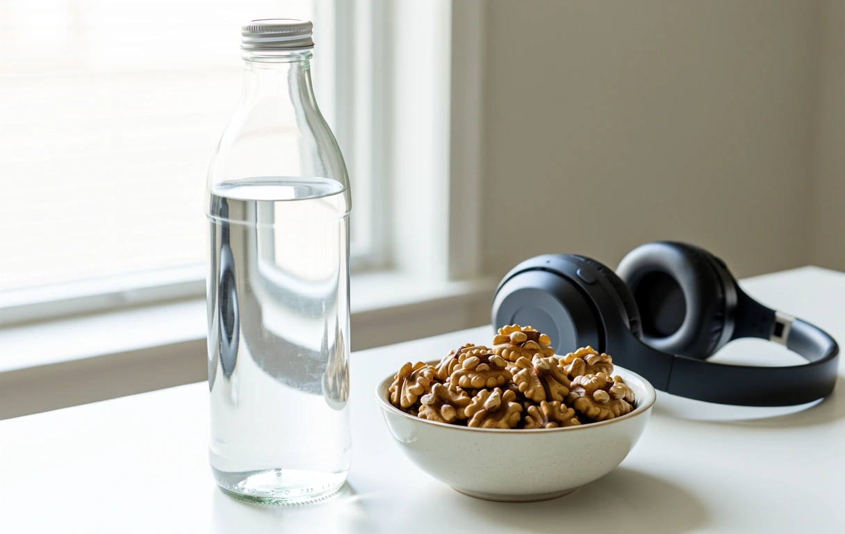 Objetos de rutina diaria saludable